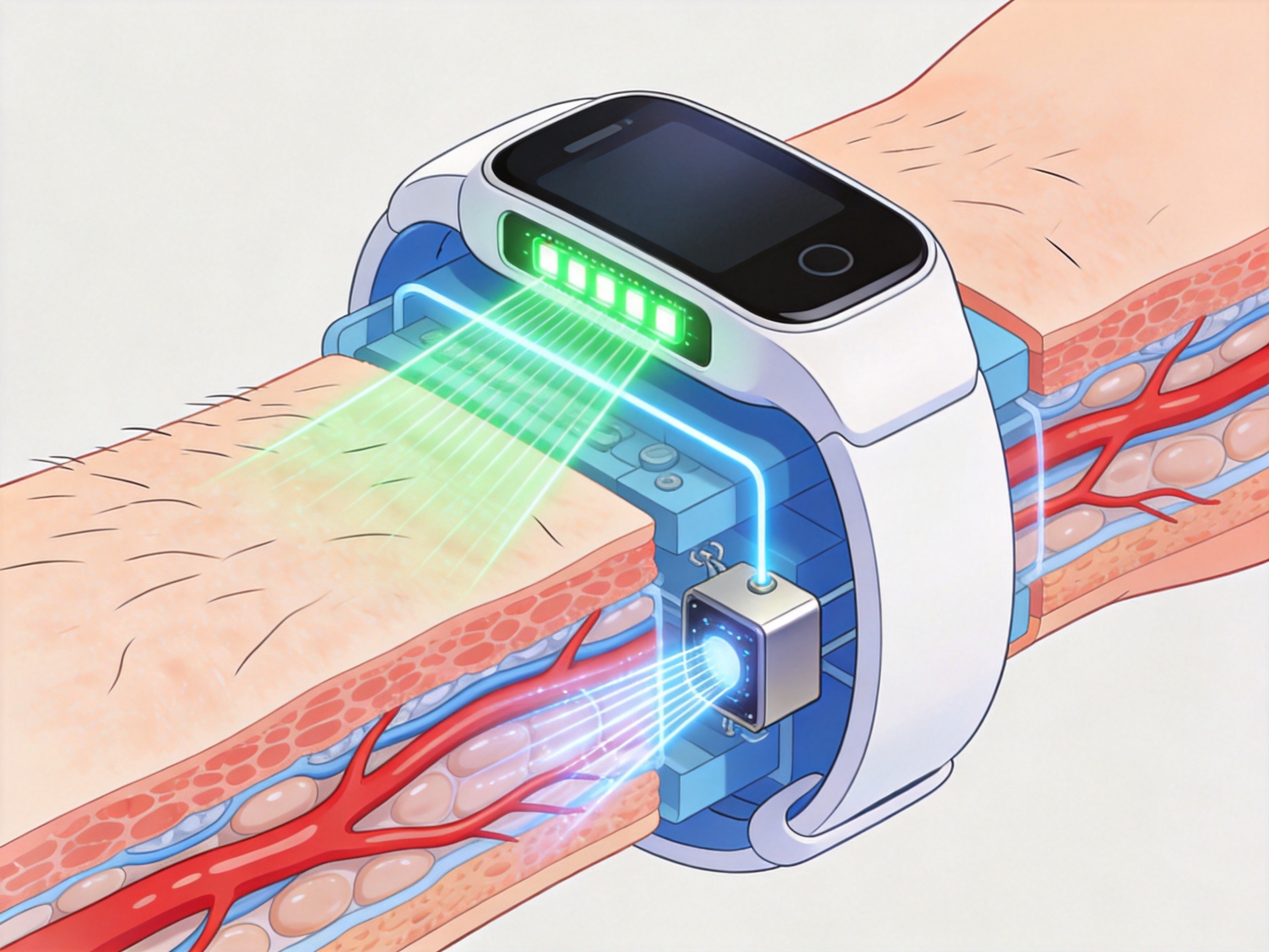 PPG sensor technology in wearable devices