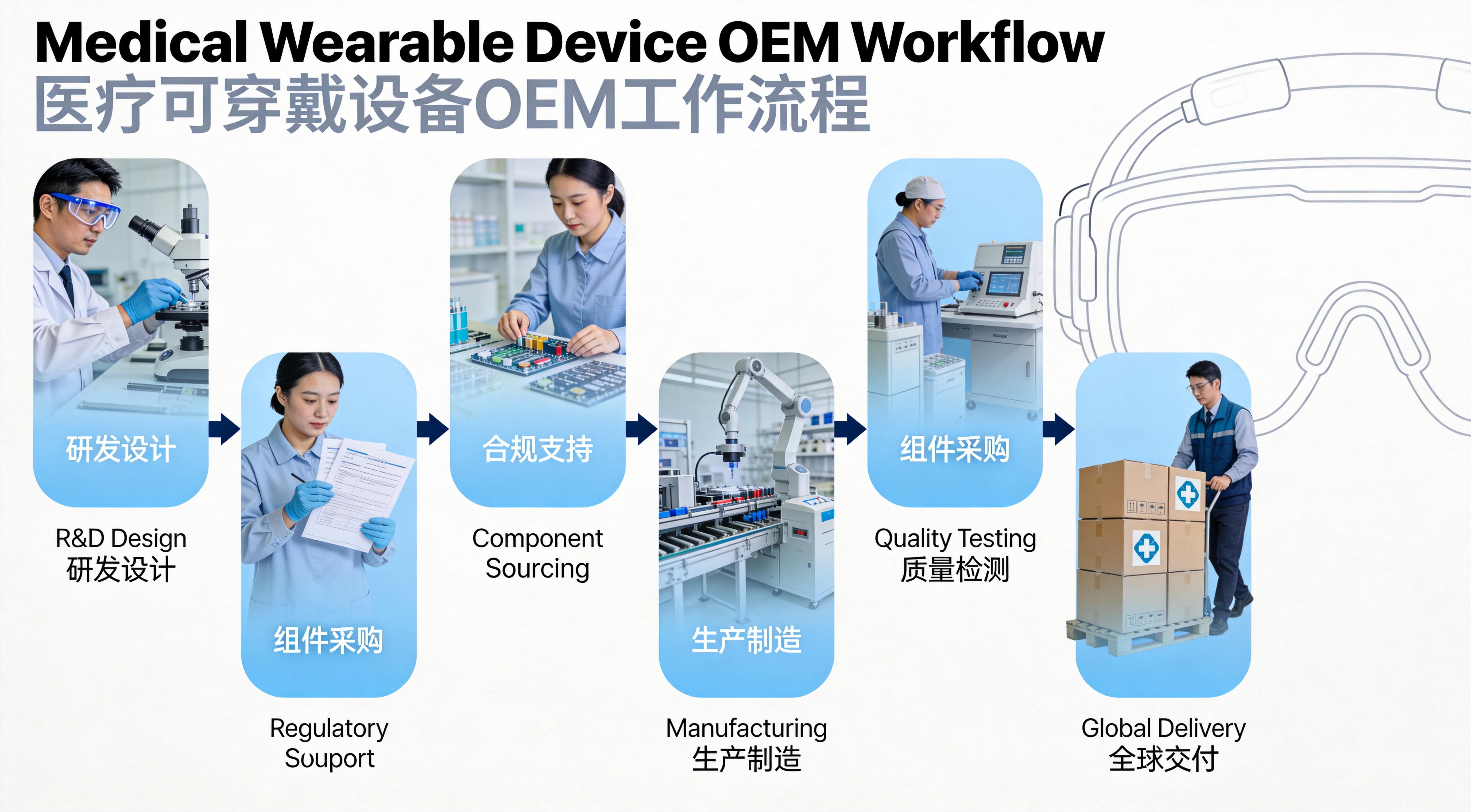 Medical Wearable Device OEM Manufacturing Workflow