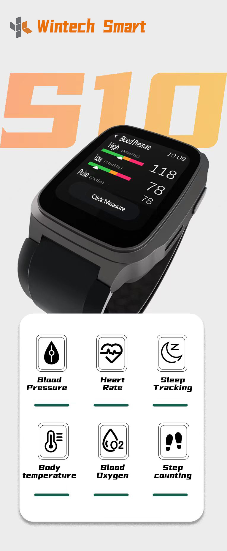 S10 Pro Blood Pressure Features