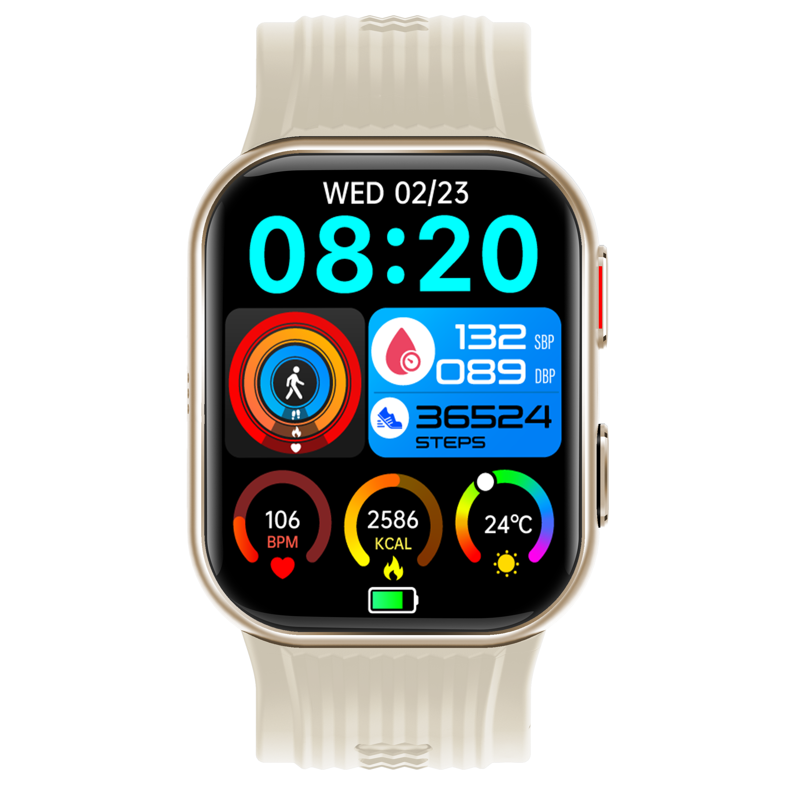 TK67 Air Pump Blood Pressure Smart Watch