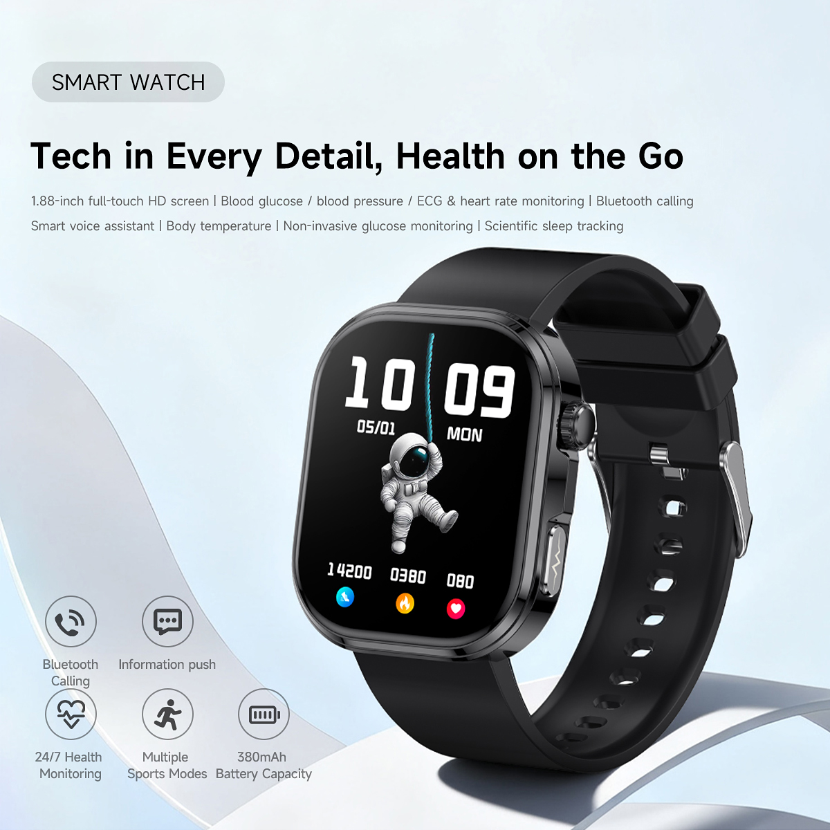 GE52 ECG Smart Watch