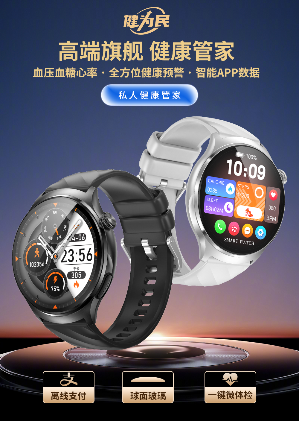 GJ-SH-03 ECG Smart Watch