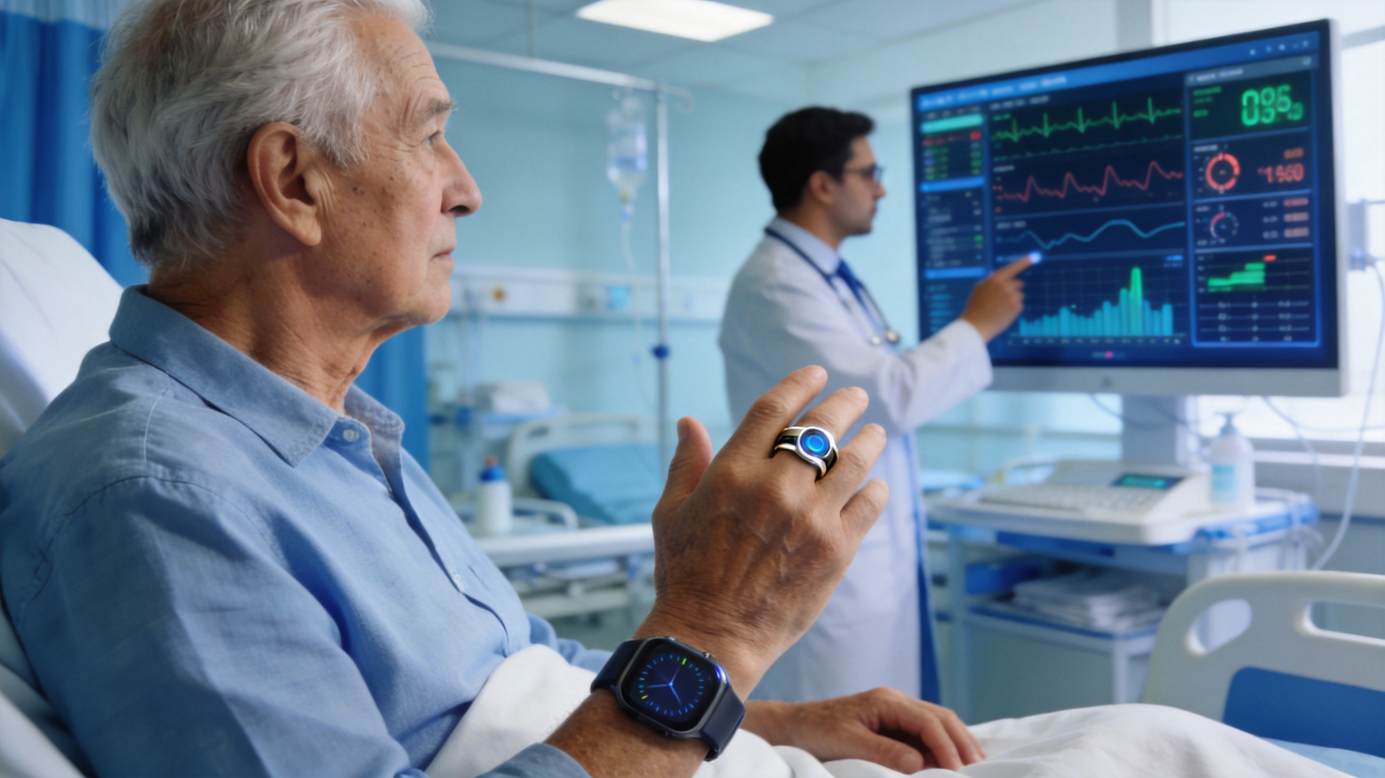 Clinical Wearable Monitoring Hospital Patient