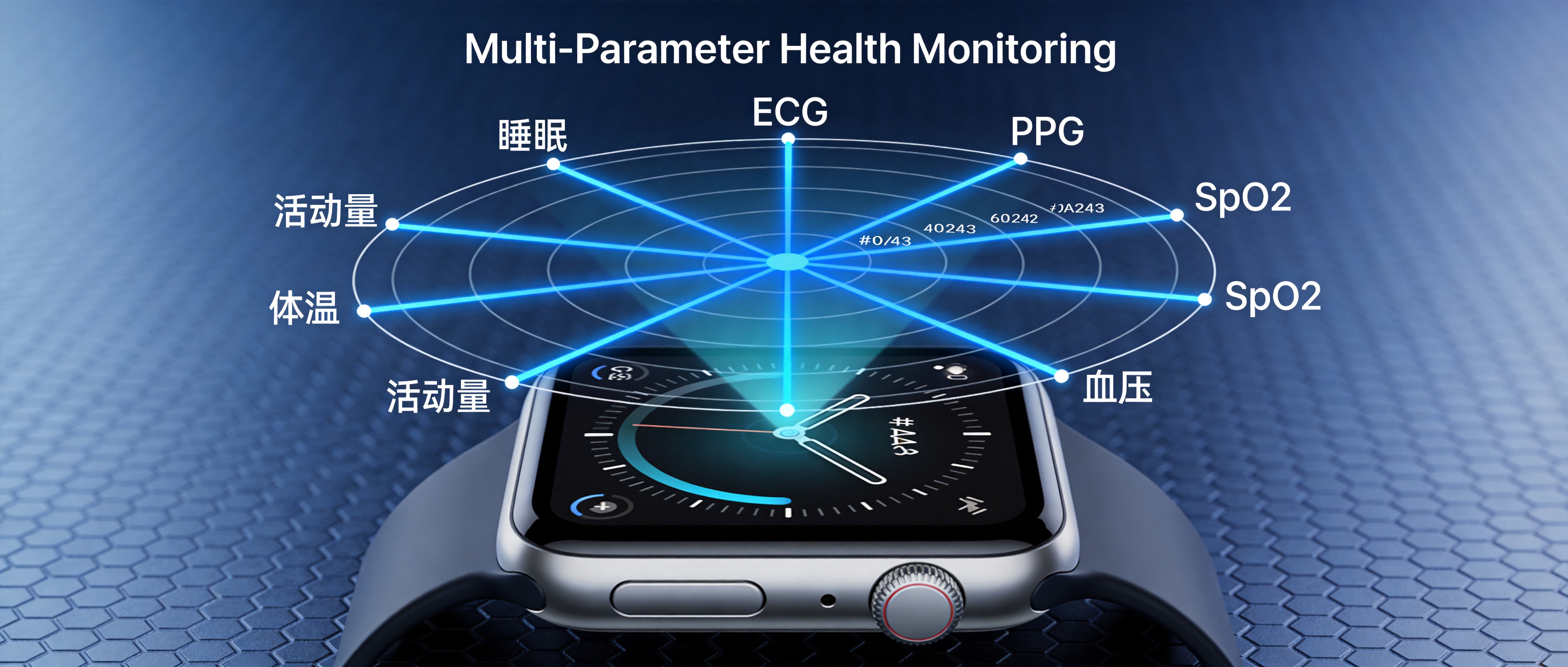 Child wearing pediatric health monitoring smart wristband in outdoor setting