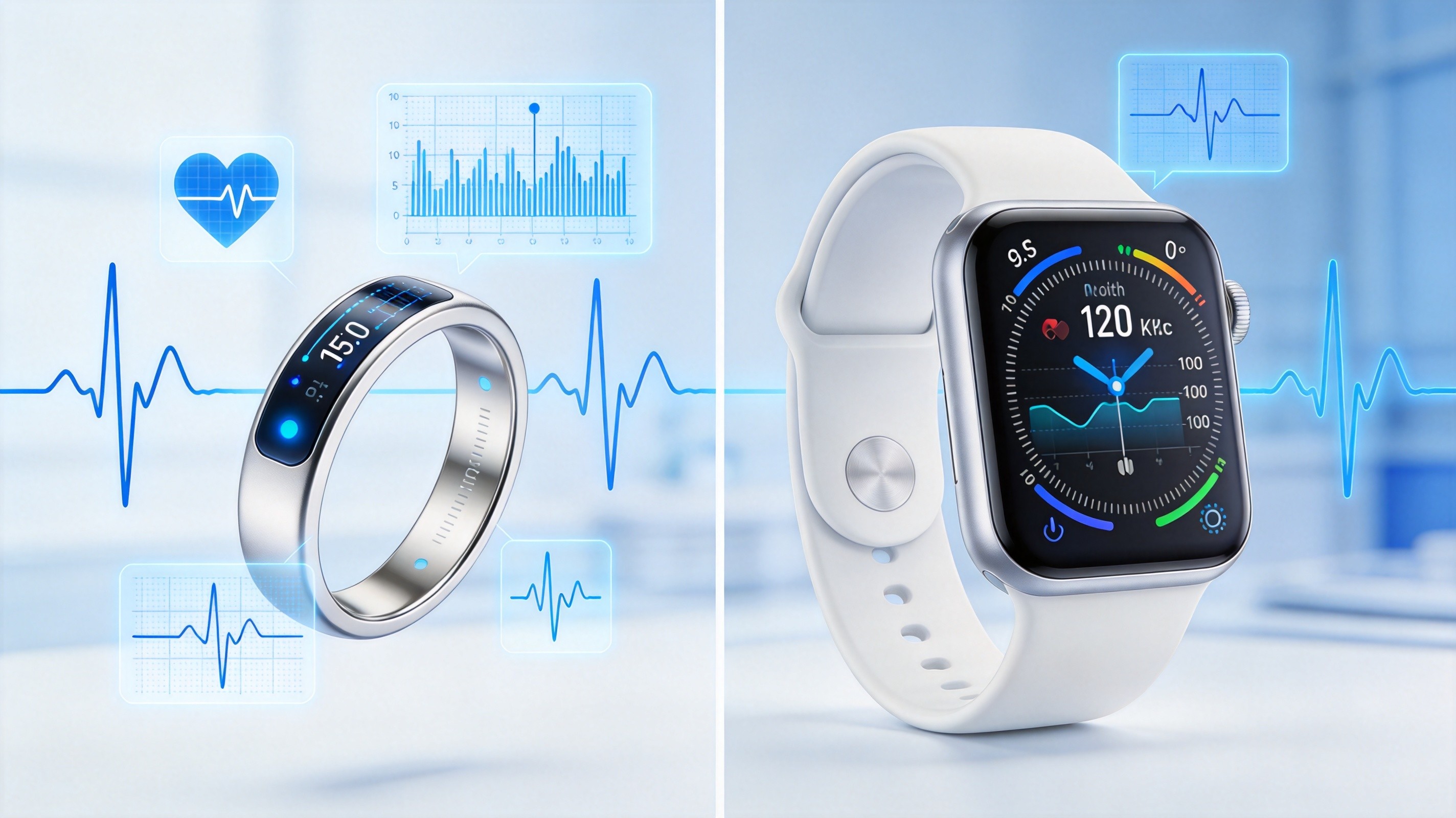 Smart Ring vs Smart Watch Health Monitoring Comparison