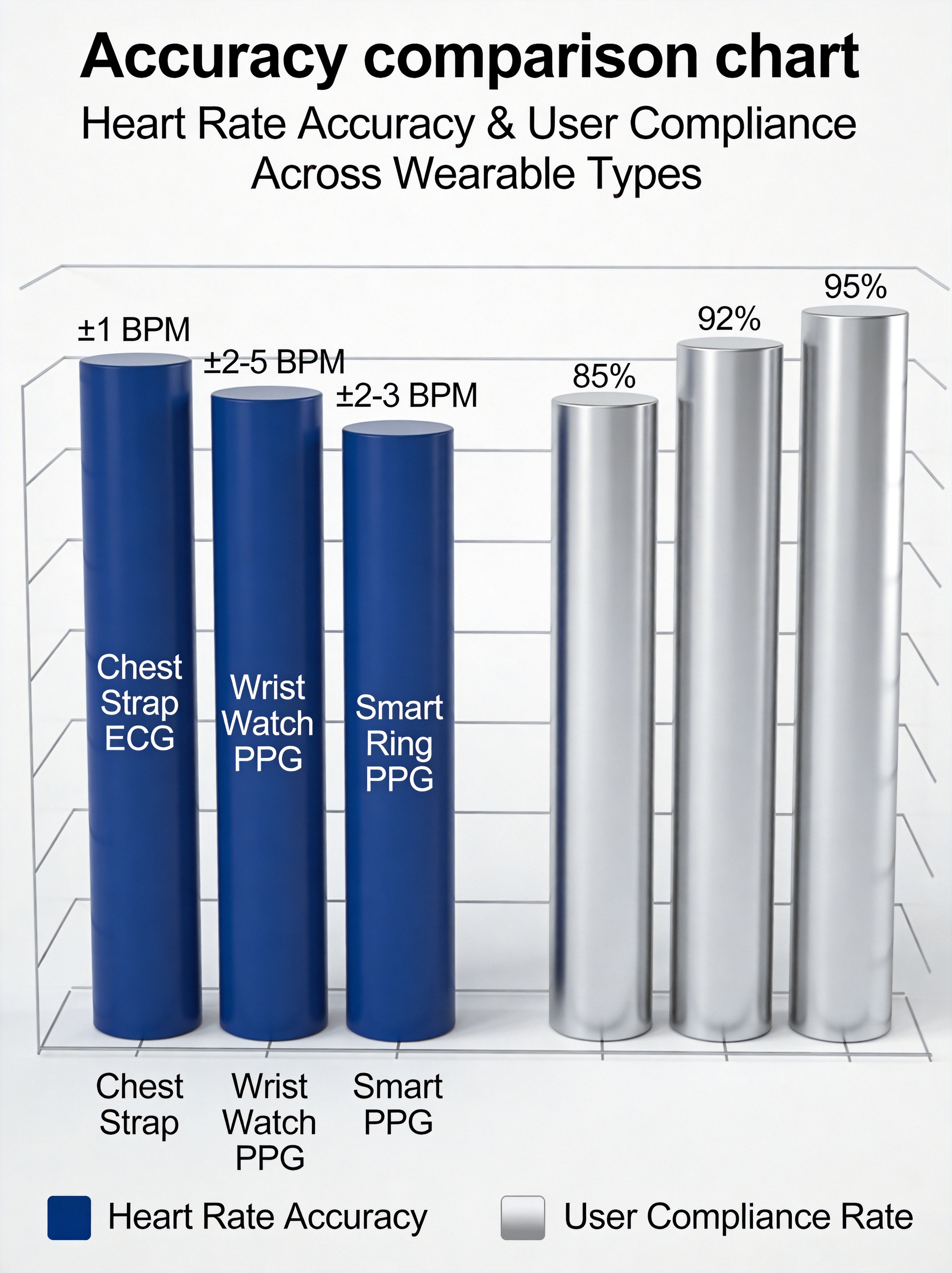 Chest Strap vs Wrist Watch vs Smart Ring Form Factor Comparison