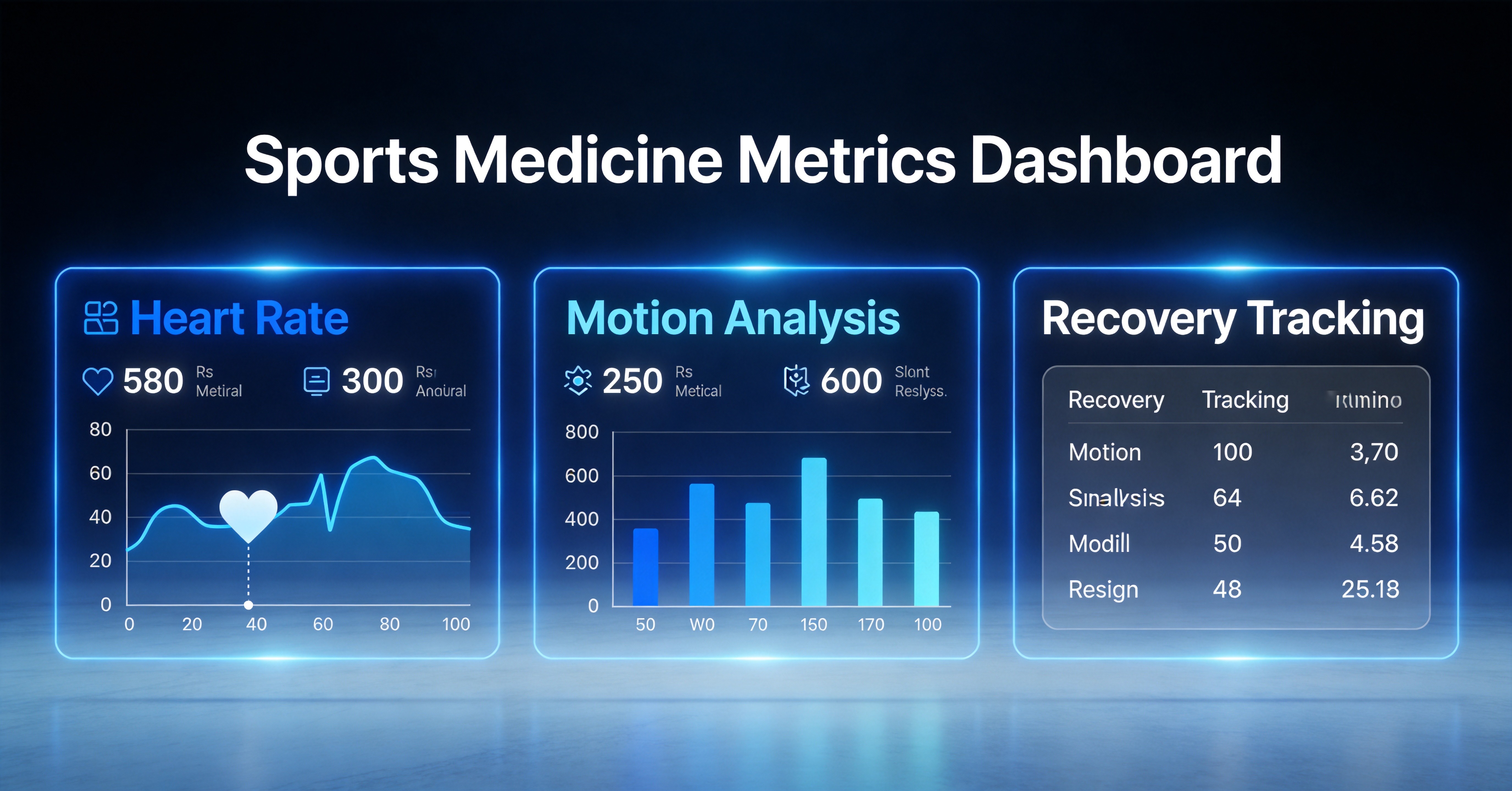 Sports Medicine Wearable Technology Data Dashboard