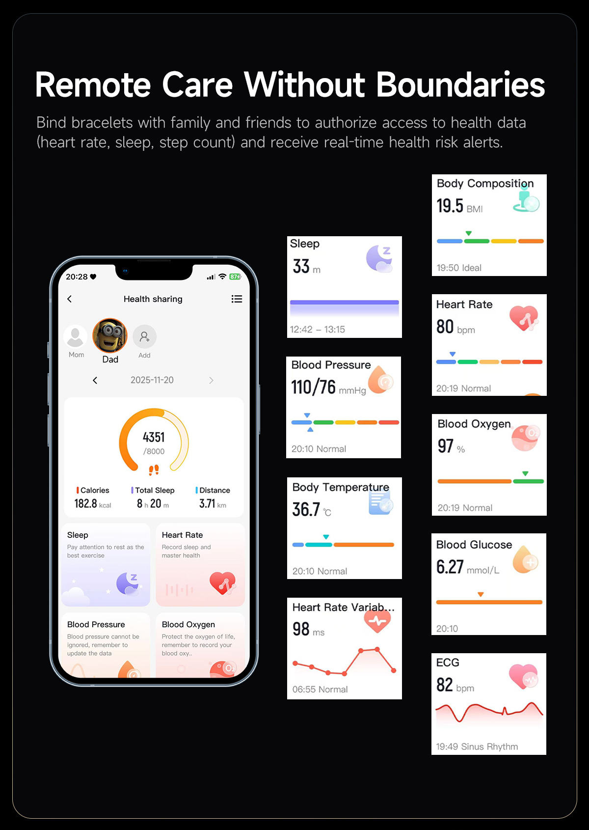 E900 ECG Smart Band