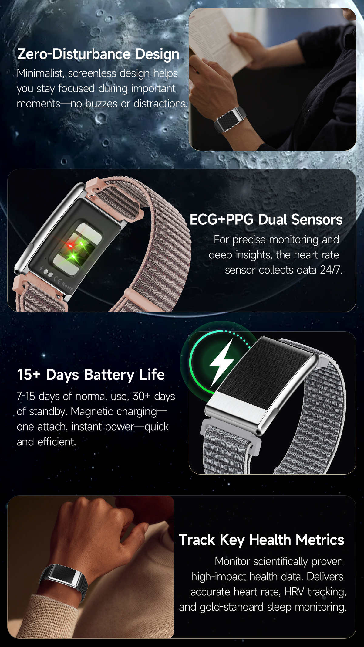 E900 ECG Smart Band