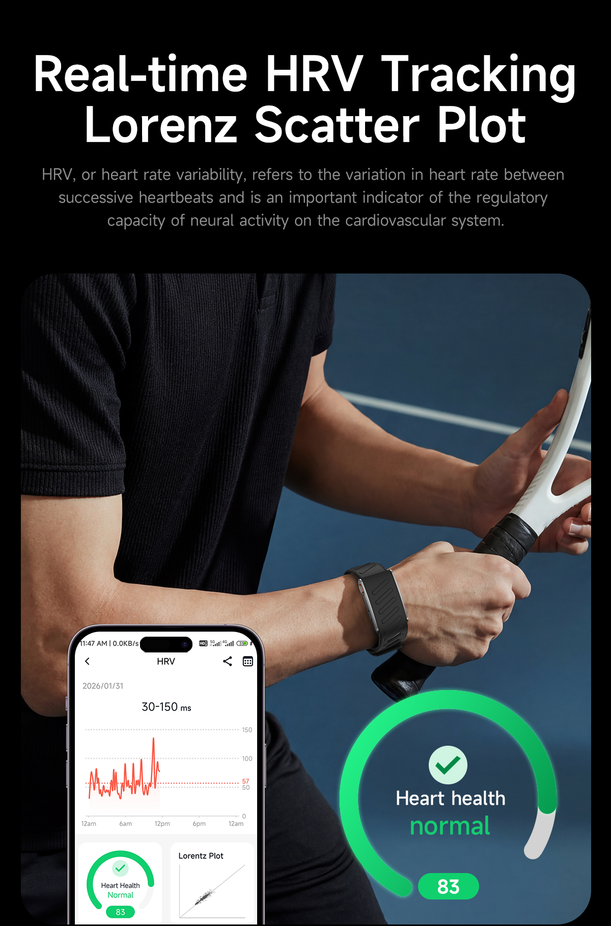 KR96PRO ECG Smart Band