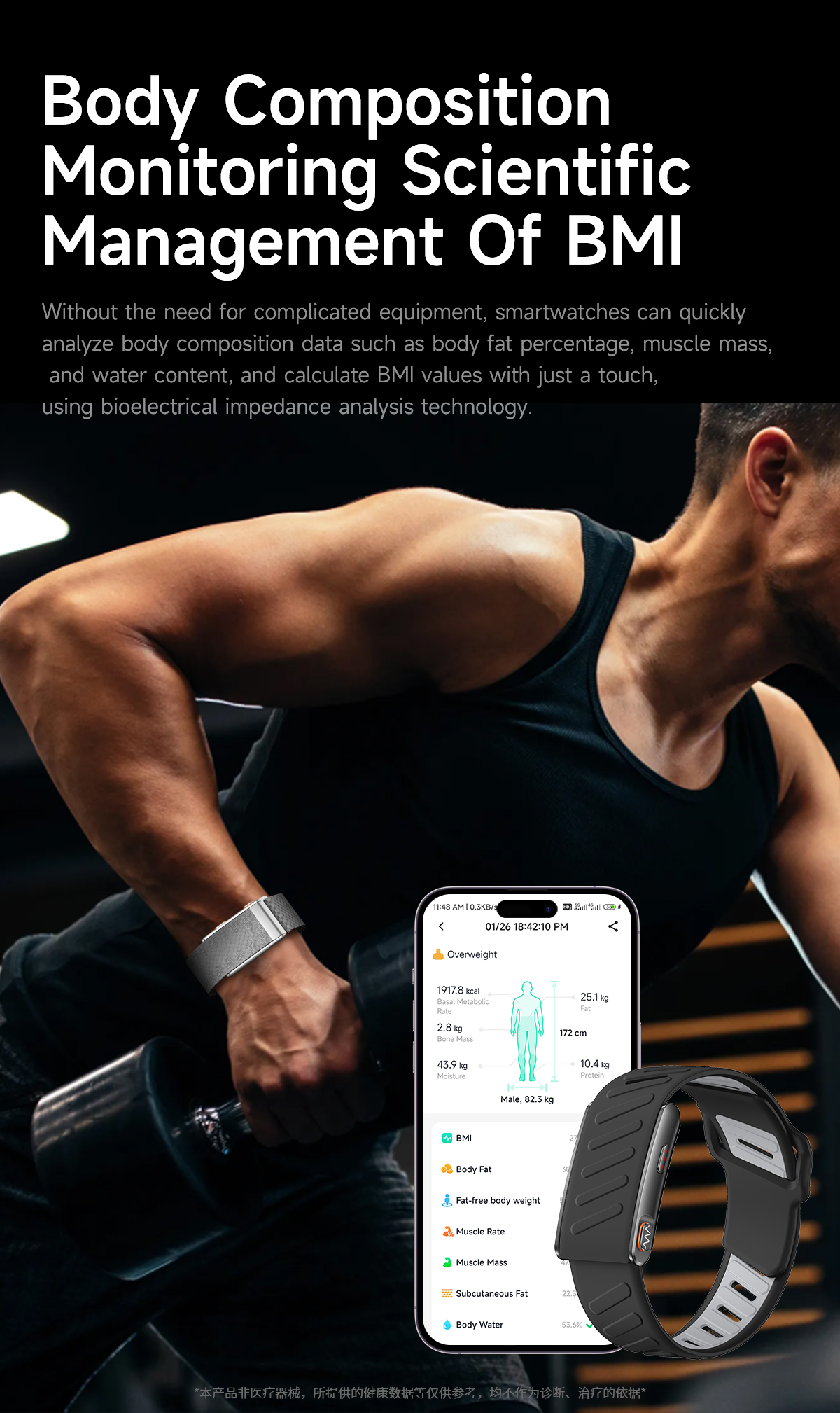 KR96PRO ECG Smart Band