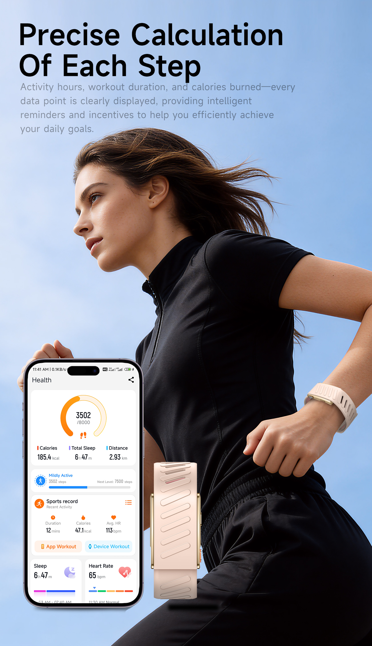 KR96PRO ECG Smart Band