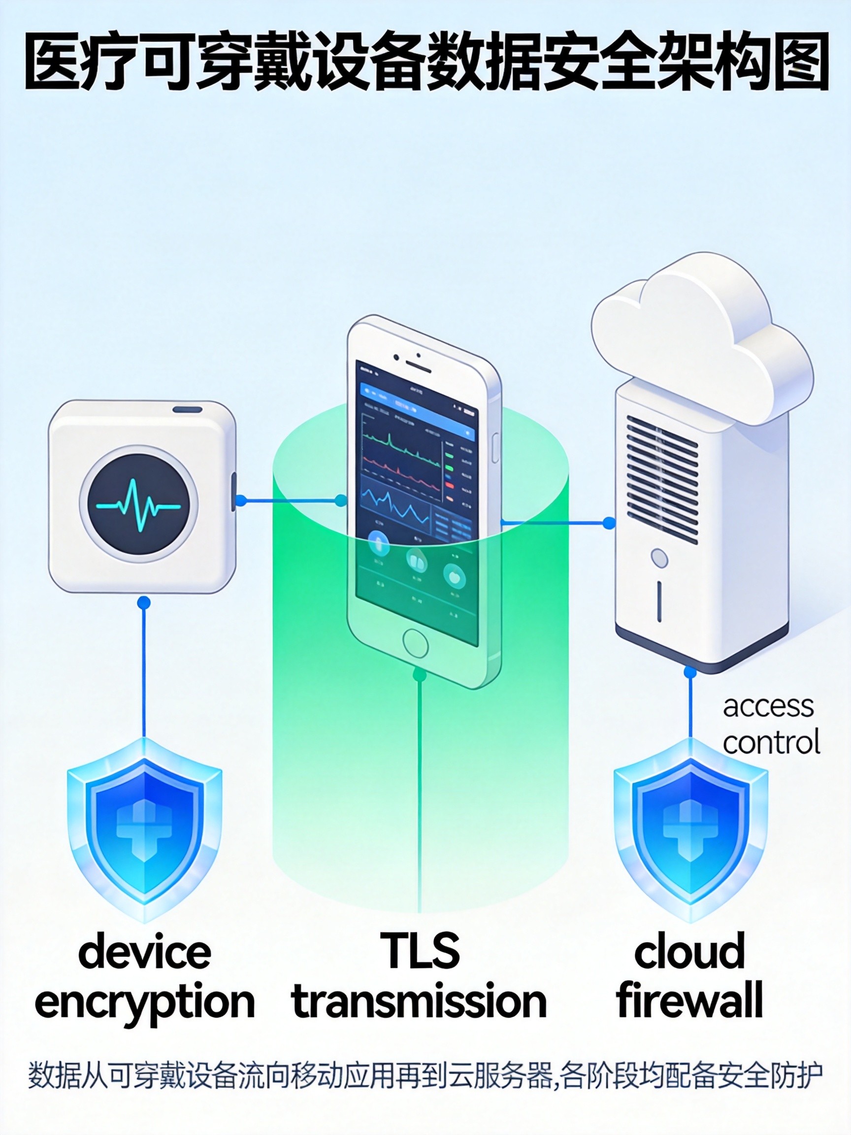 Data Security Architecture for Medical Wearables
