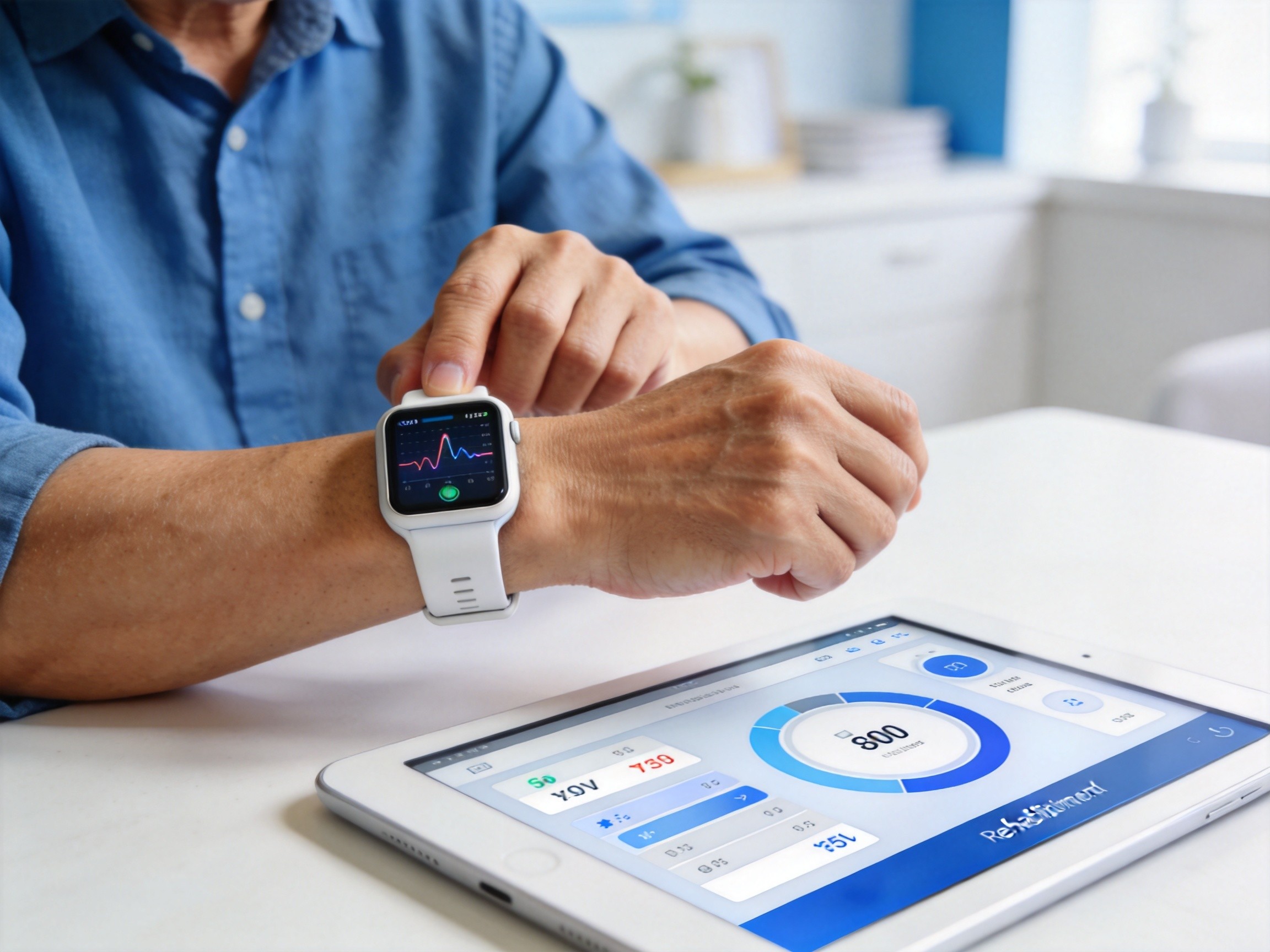 Stroke Patient Home Rehabilitation with Wearable Smartwatch