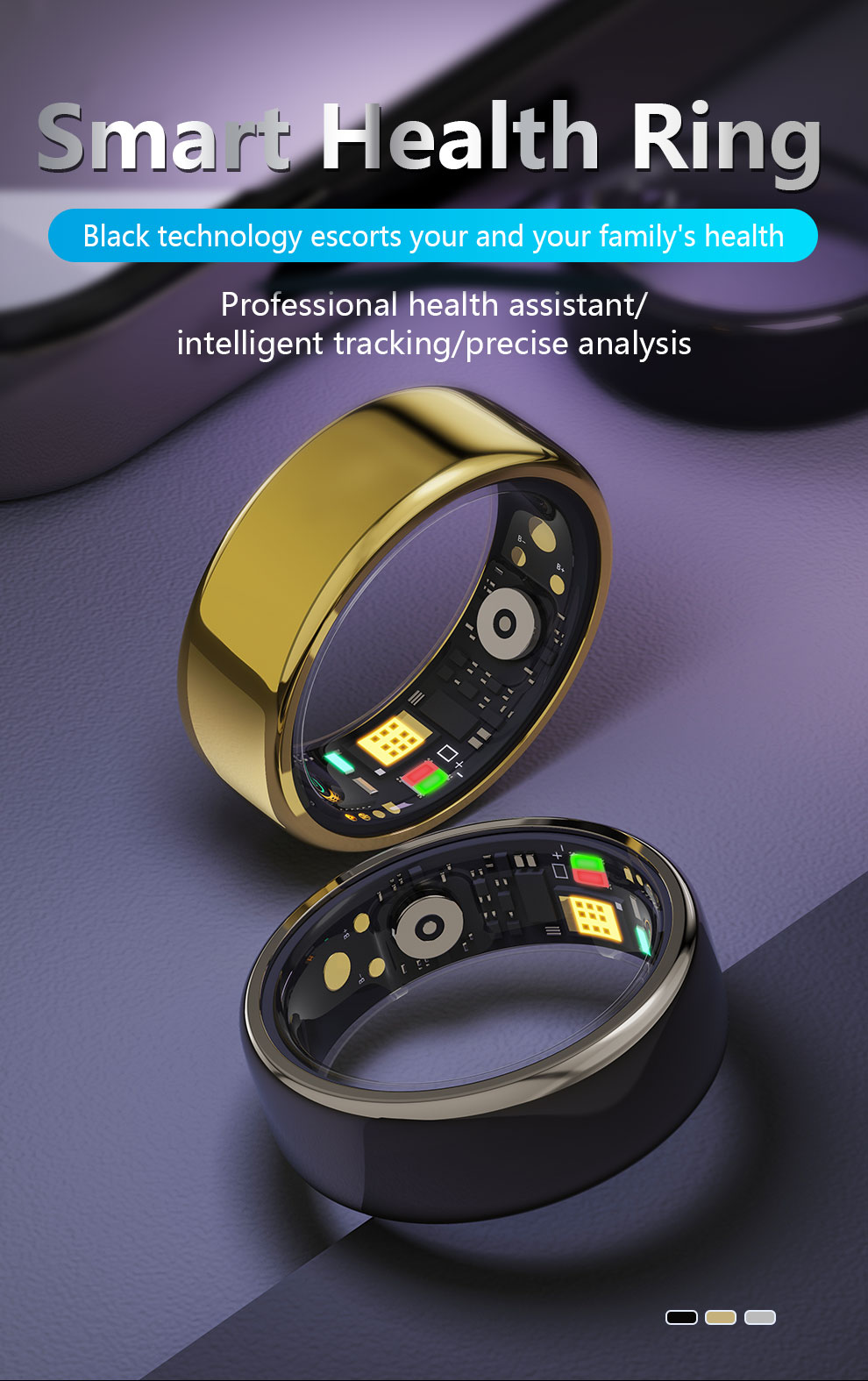 TK5 ECG Smart Ring - Detail 1