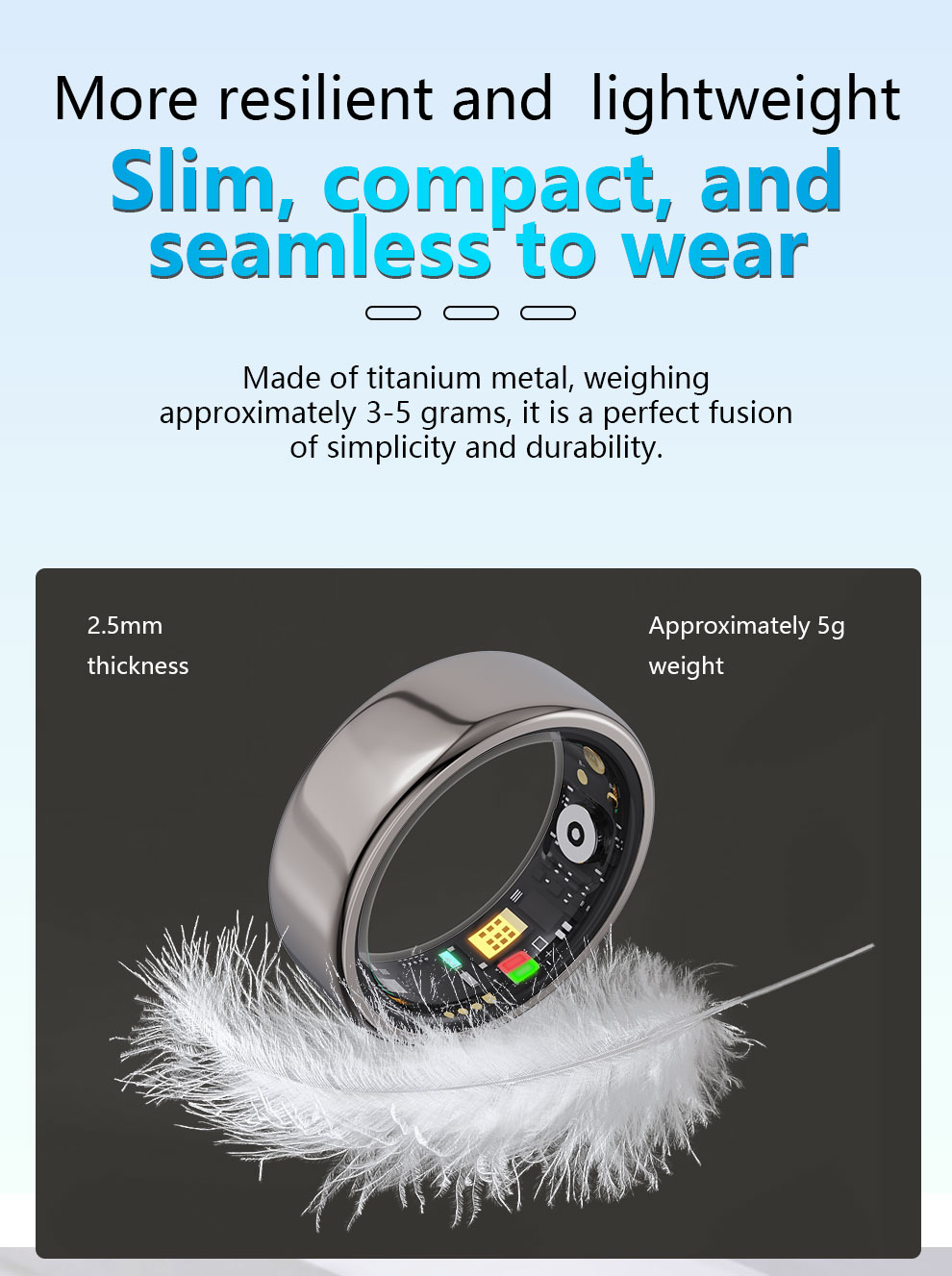 TK5 ECG Smart Ring - Detail 3