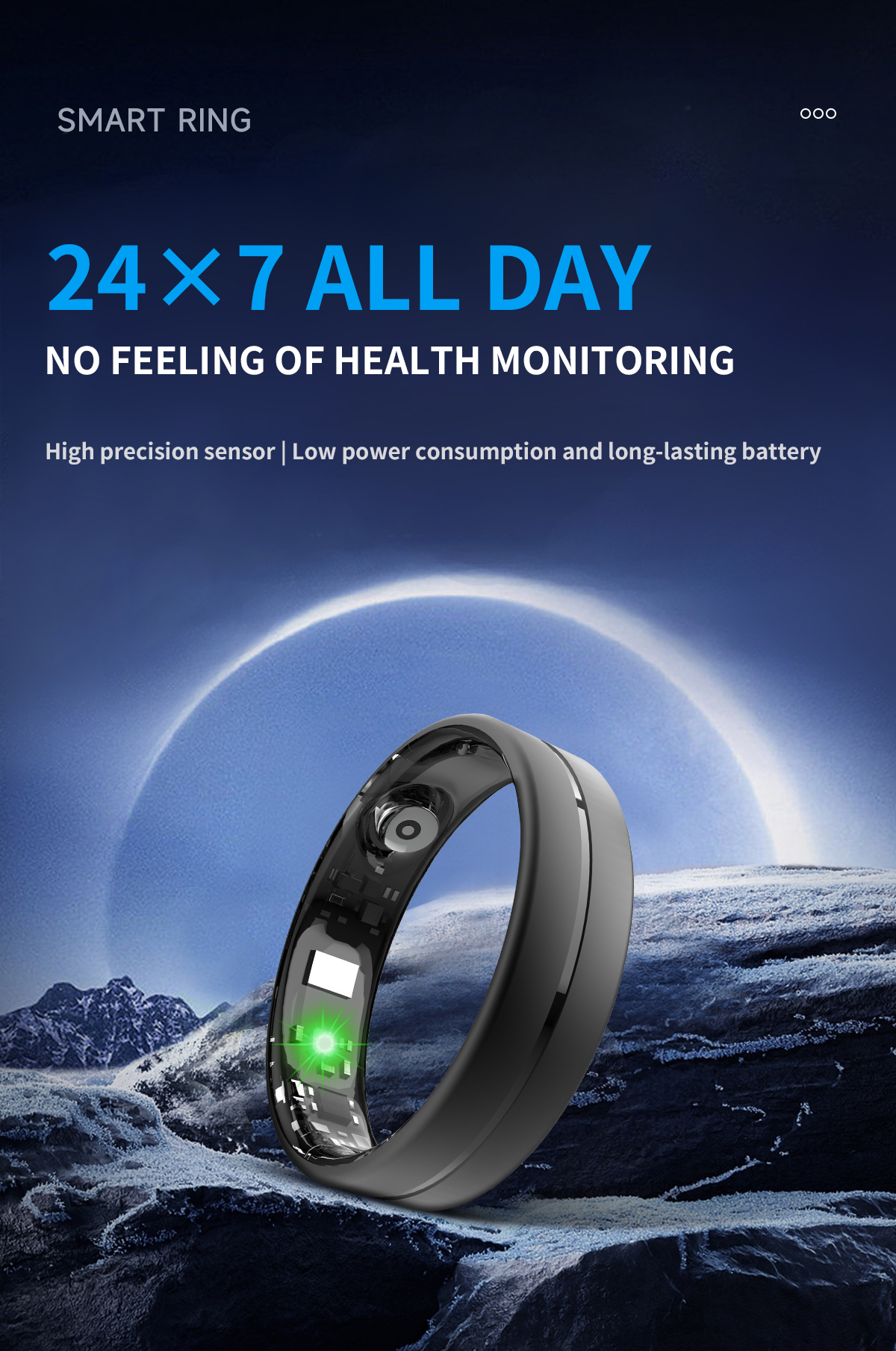 TK7 ECG Smart Ring - Detail 1