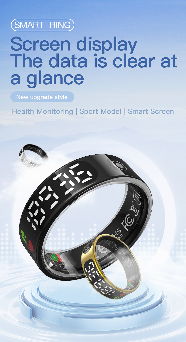 TK9 Health Smart Ring - Detail 1