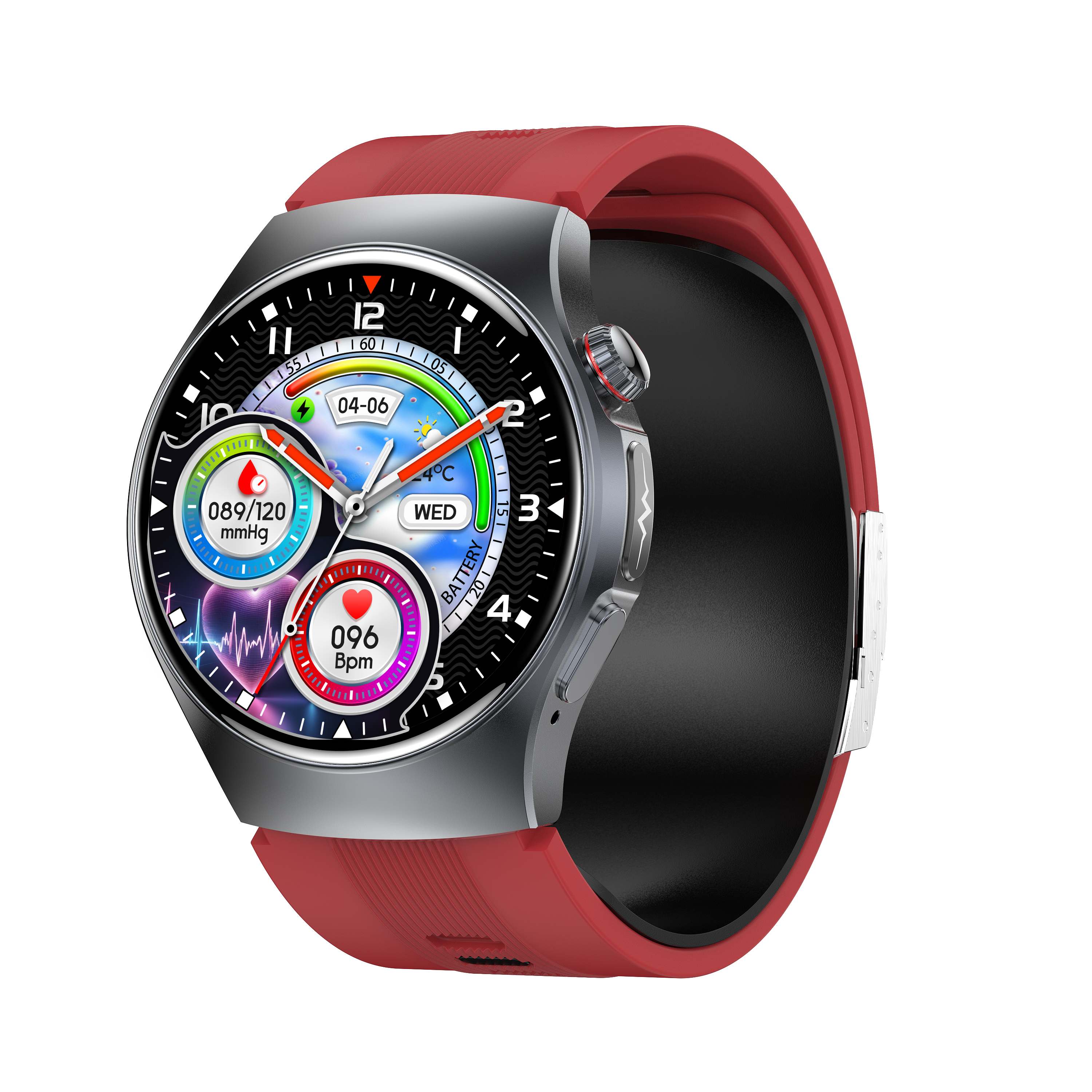 GS206 4G Air Pump Blood Pressure Smart Health Watch