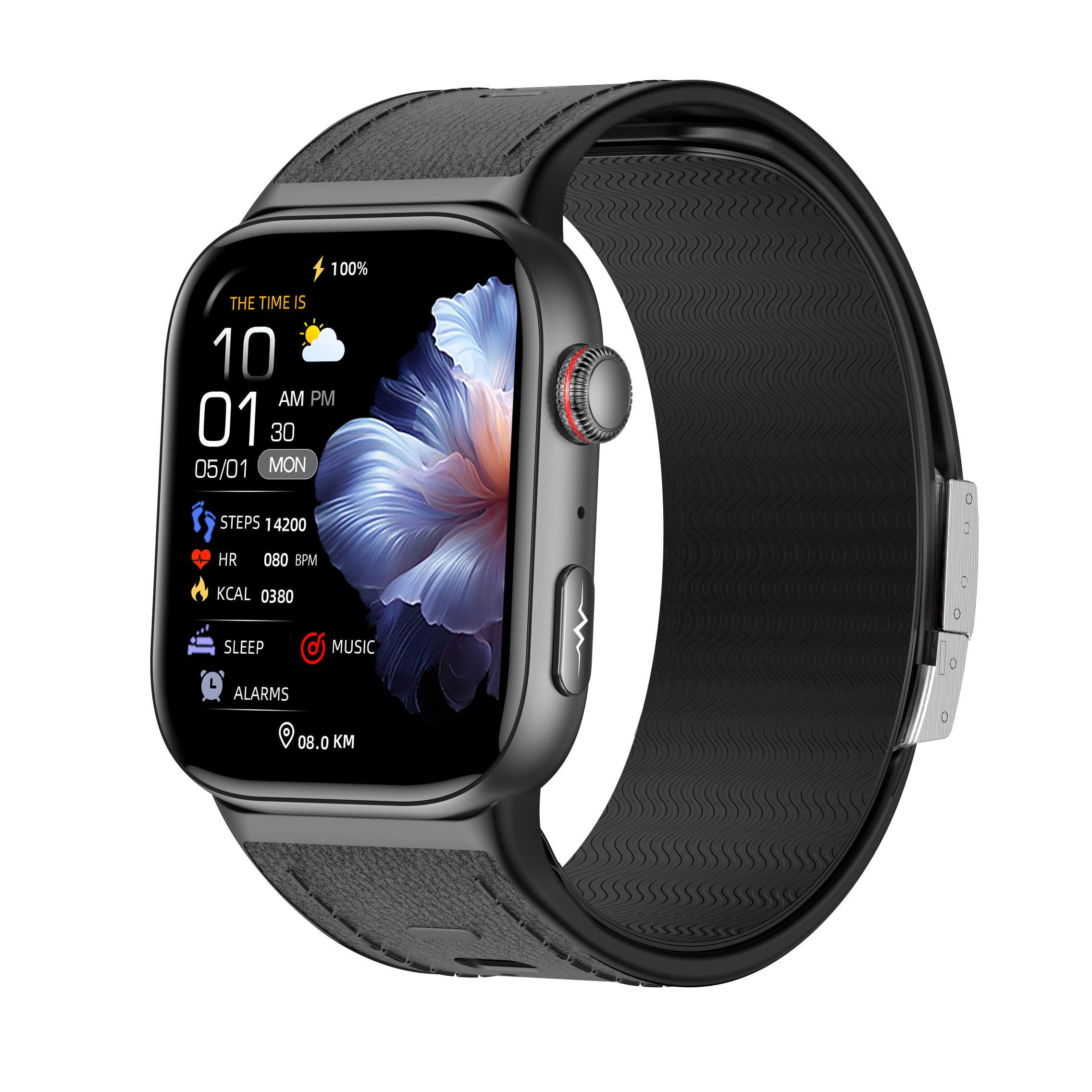 S105 AI Air Pump BP + ECG Smart Health Watch