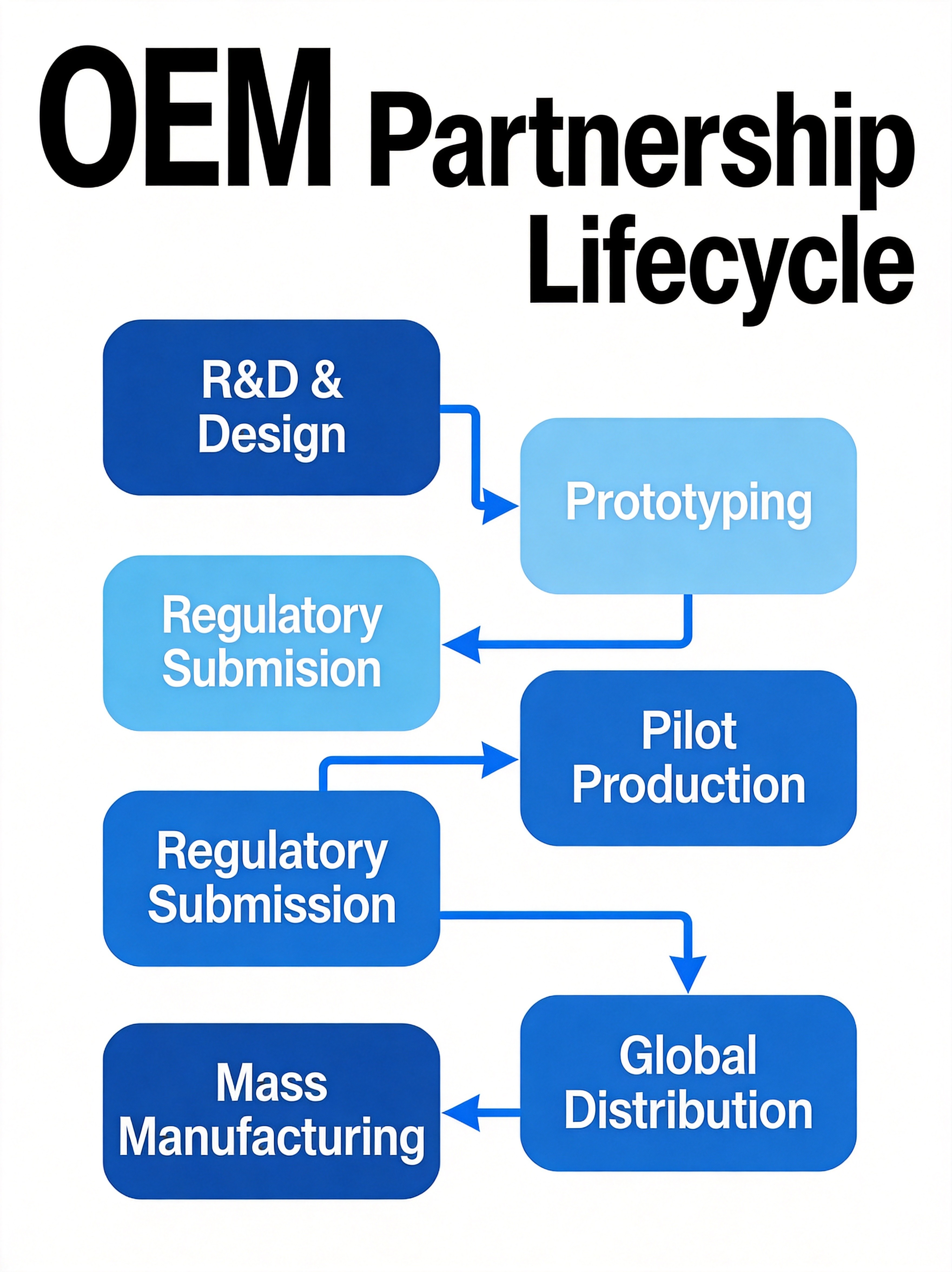 OEM Partnership Lifecycle - From R&D to Global Distribution