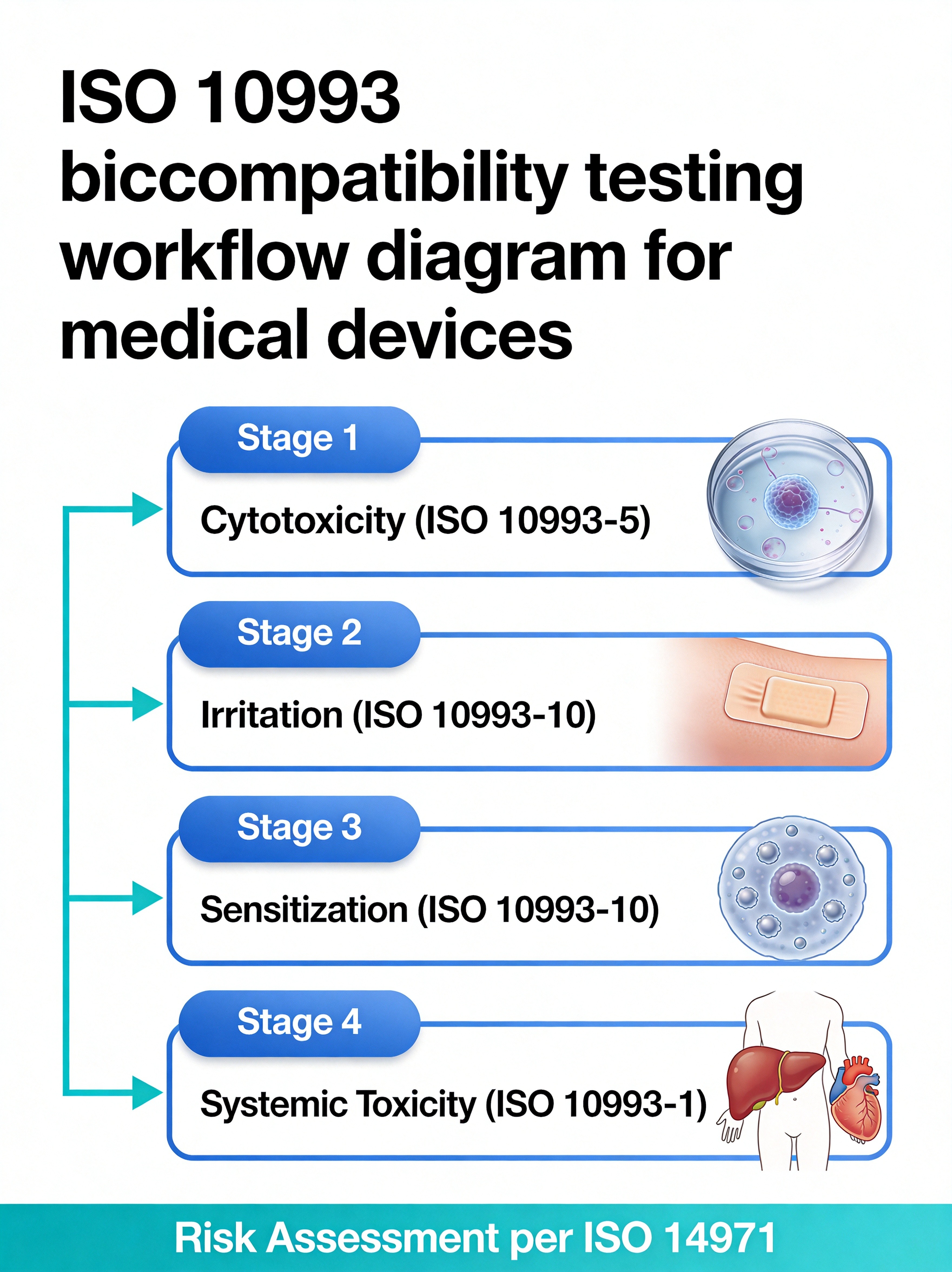 ISO 10993 Biocompatibility Testing Workflow